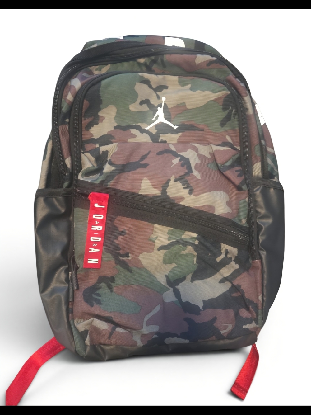 Jordan Camo Backpack in Green, Brown, Black